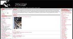 Desktop Screenshot of networkedcultures.org