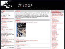 Tablet Screenshot of networkedcultures.org